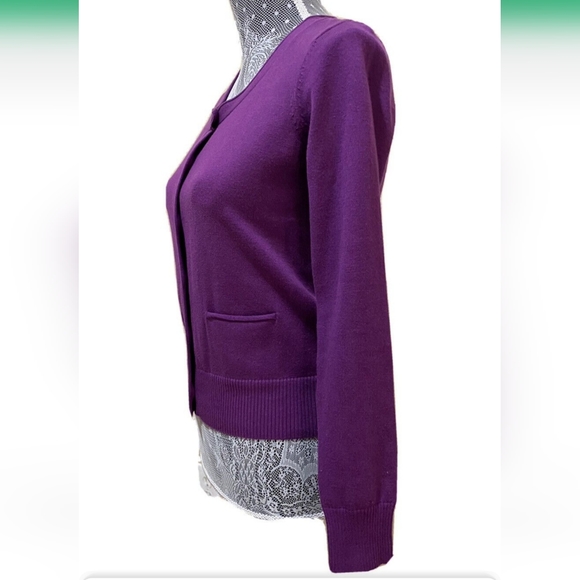 J. Jill Ultra Violet Cardigan. Size Medium - Picture 4 of 9